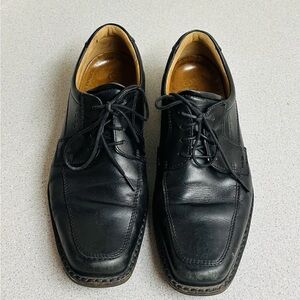 Ecco Black Leather Men's Oxfords